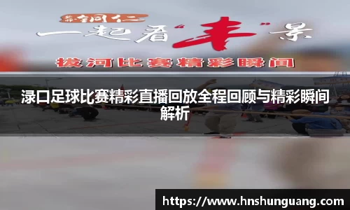 渌口足球比赛精彩直播回放全程回顾与精彩瞬间解析